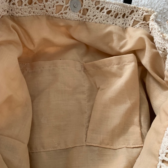 Mossimo large Boho tote Crochet Bag - Picture 8 of 9